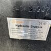 Excavator hydraulic grabble