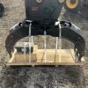 Excavator hydraulic grabble