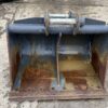 Strickland 48 inch ditching bucket will fit any 12 to 15 ton excavator 65 mm pin size